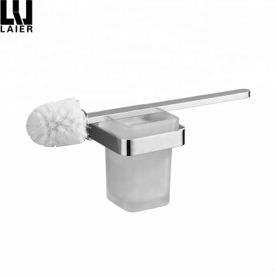 Brass Material Chrome Finishing Fashion Style Bathroom Toilet Brush Holder