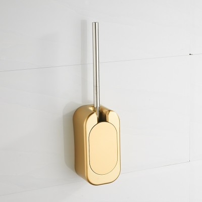 Fashion Wall Mounted Gold Toilet Brush Holder , Bathroom Hardware Product,Bathroom Accessories