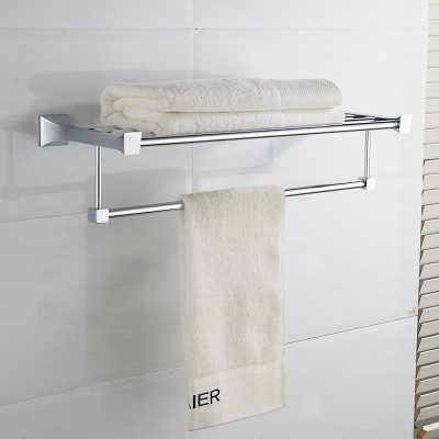 square base bathroom accessories Zinc Alloy towel rack