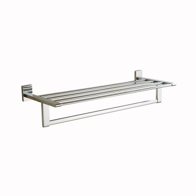 High Quality Bath Hardware Set chrome Brass Towel Shelf