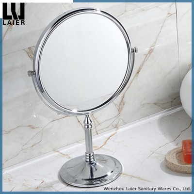 Beautiful Fashion European Style Black Dual Sided Desktop Makeup Standing Mirror